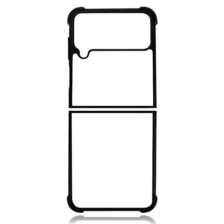 Für Samsung Galaxy Z Flip4 5G Full Protection Handy-Hülle, Wärmeübertragungsdruck TPU+PC+Aluminiumblech Handyschale