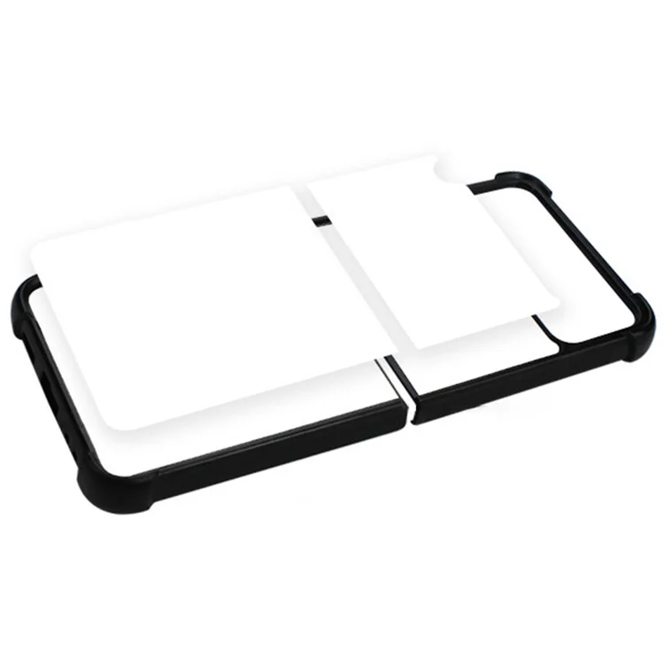 Für Samsung Galaxy Z Flip4 5G Full Protection Handy-Hülle, Wärmeübertragungsdruck TPU+PC+Aluminiumblech Handyschale