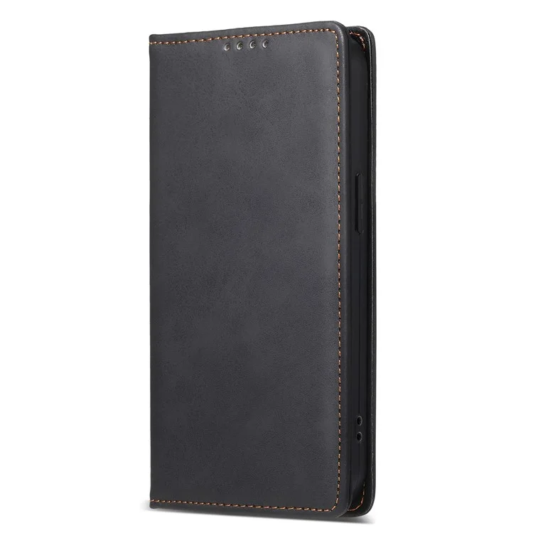 DF-05 Для Samsung Galaxy S23 FE RFID Blocking Protection Phone Case Leather Wallet Stand Cover - Черный