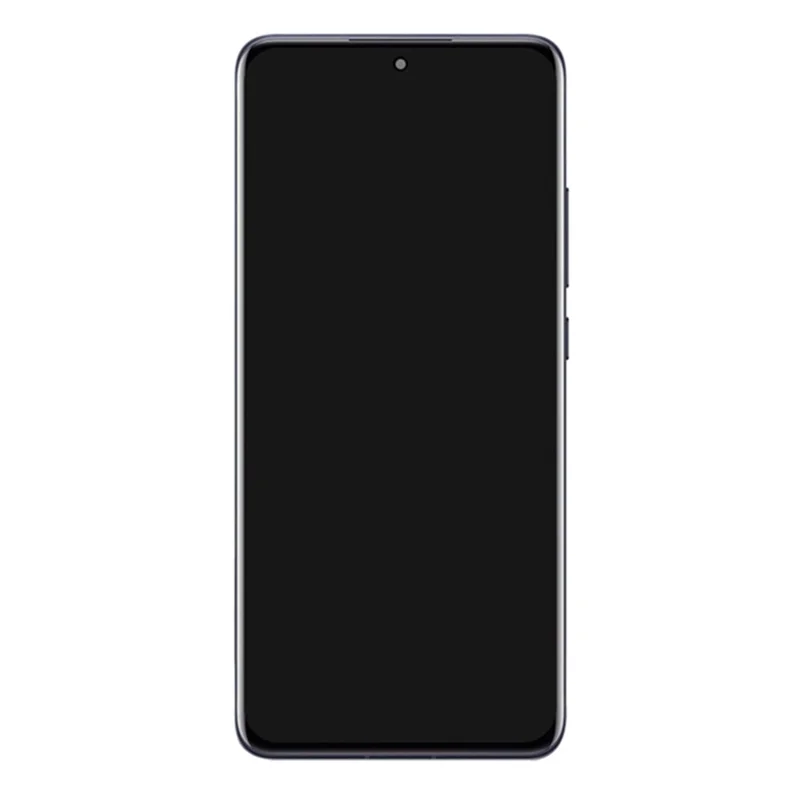 For Xiaomi 12 5G / 12X 5G OEM Grade S AMOLED-skærm og digitizer-samling + ramme (uden logo) - Blå
