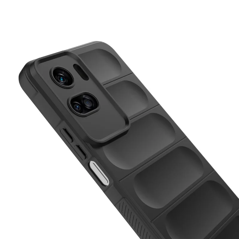 Чехол для телефона TPU для Honor 90 Lite 5G, прочный, устойчивый к падениям, тонкий чехол для телефона - черный