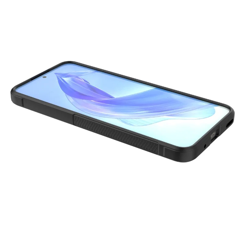 TPU Phone Case for Honor 90 Lite 5G Rugged Drop-proof Slim Phone Cover - White