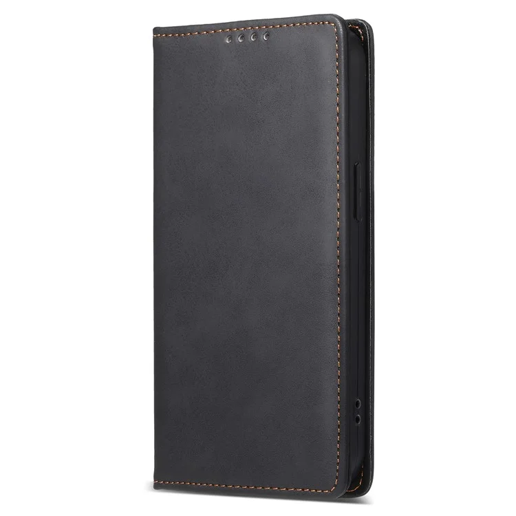 DF-05 Pour Samsung Galaxy A25 5G (Global) (161,0 x 76,5 x 8,3 mm) Portefeuille Bloquant RFID Étui de Téléphone en Cuir PU Support Couverture de Téléphone - Noir