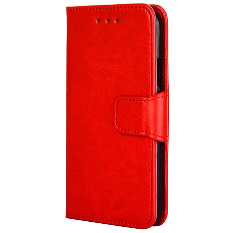 For Huawei Enjoy 60 Pro / nova 11i / Maimang 20 Wallet Stand Case Anti-scratch Textured PU Leather Phone Cover - Red