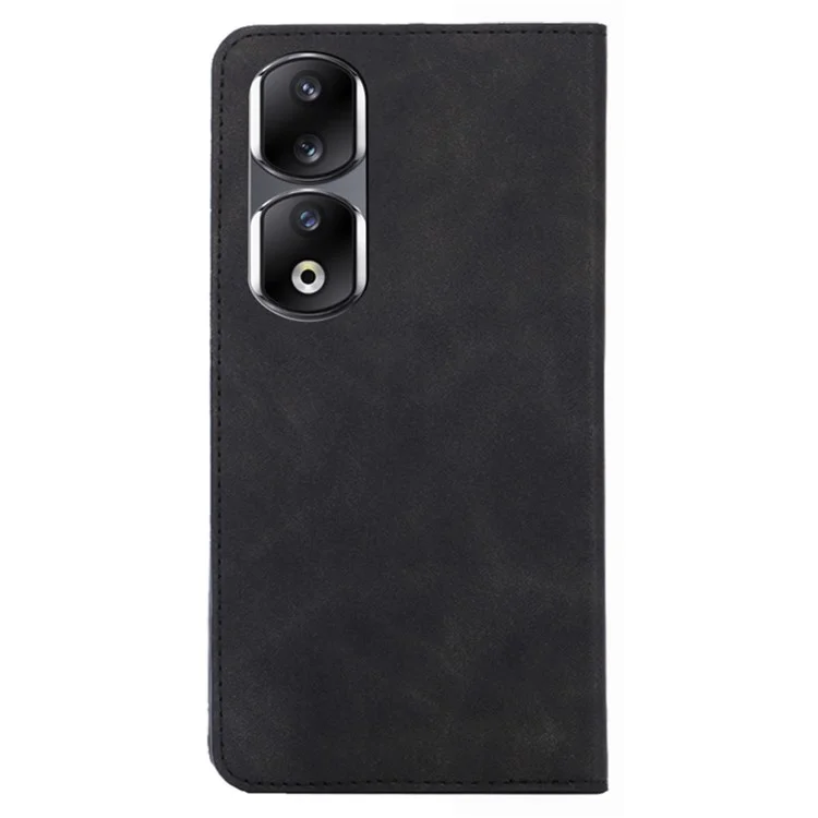 For Honor 90 Pro Capa de Telefone à Prova de Choque - Pele PU Touch-touch, Suporte para Cartão - Preto