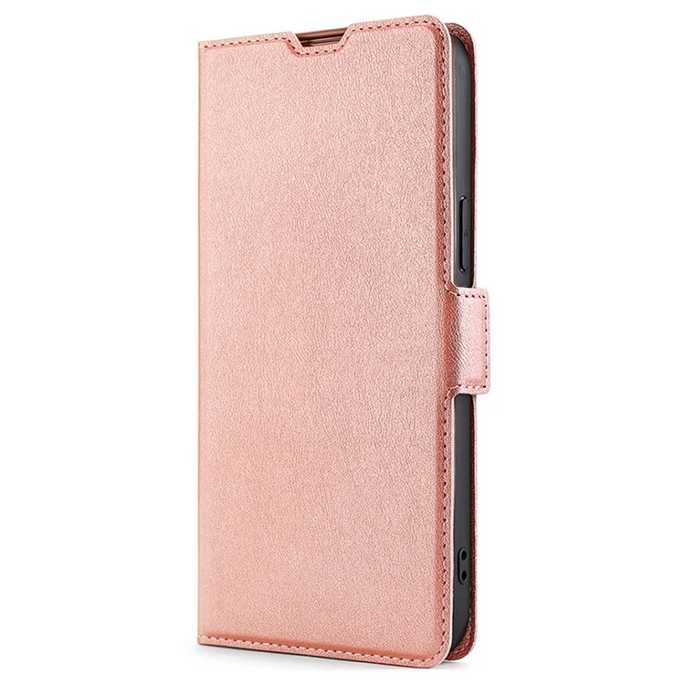 Per Huawei nova 11i / Enjoy 60 Pro / Maimang 20 Porta Carta Custodia in Pelle PU con Supporto - Oro Rosa