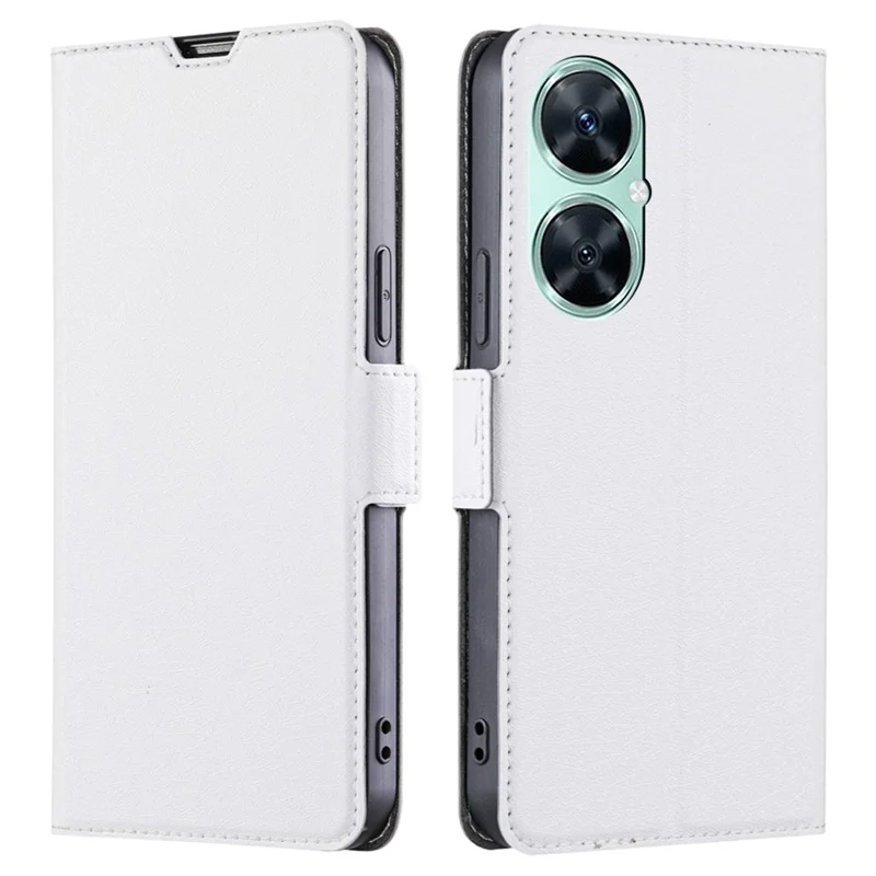 For Huawei nova 11i / Enjoy 60 Pro / Maimang 20 Card Holder PU Leather Cover Phone Stand Case - White