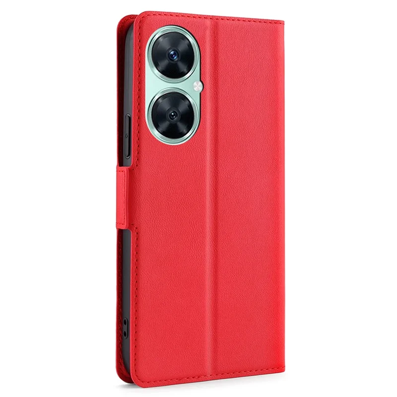 Für Huawei nova 11i / Enjoy 60 Pro / Maimang 20 Kartenfach PU-Leder-Cover Handyständer-Hülle - Rot
