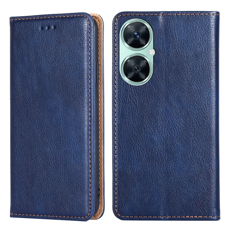 For Huawei Enjoy 60 Pro / nova 11i / Maimang 20 Stand Wallet PU Leather Phone Shell Magnetic Phone Case Cover - Blue