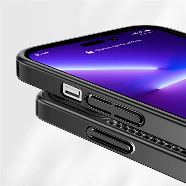 KSTDESIGN Icenets Series Phone Cover for iPhone 15 Pro Max , Heat Dissipation Hard PC Case with Lens Film - Purple