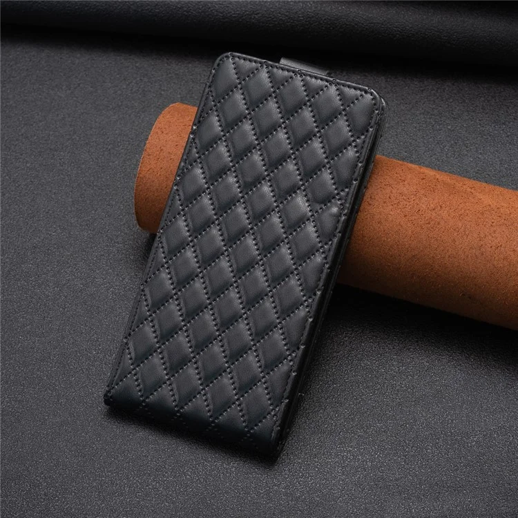 BF30 For Google Pixel 7a Vertical Flip PU Leather Phone Case Imprinted Anti-drop Cover with Card Slots - Black