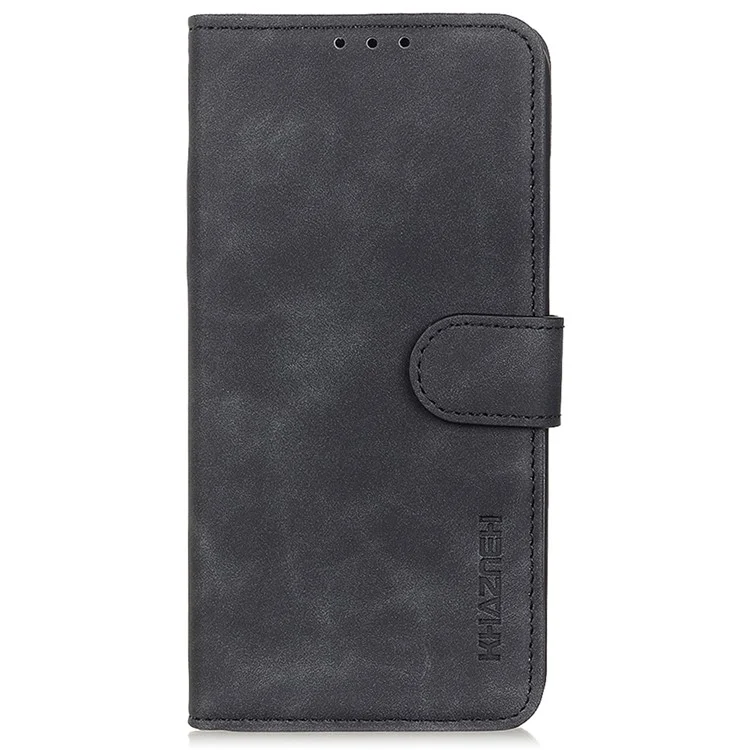 KHAZNEH For Honor X50i 5G / 90 Lite 5G Retro Texture Leather Flip Folio Case Stand Wallet Protective Phone Cover - Negro