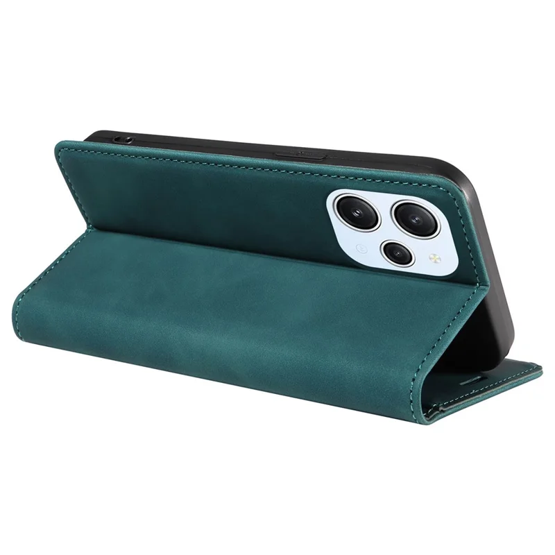 BETOPNICE 003 Per Xiaomi Redmi 12 4G RFID Blocking Phone Case Wallet Stand PU Leather Flip Cover - Verde