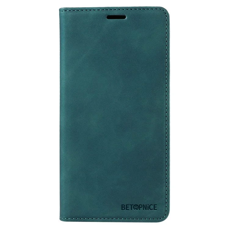 Betopnice 003 Para Samsung Galaxy A52 4G / A52s 5G / A52 5G RFID Bloqueo Flip Cover Willet PU Cuero de Cuero Funra de Teléfono Con Cáscara - Verde