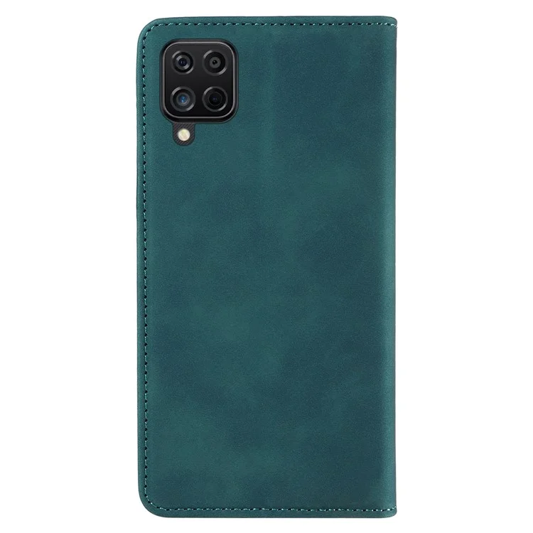 BETOPNICE 003 para Samsung Galaxy A12 / M12 / F12 Funda de Cuero Sintético con Tapa y Soporte Bloqueo RFID Cartera - Verde