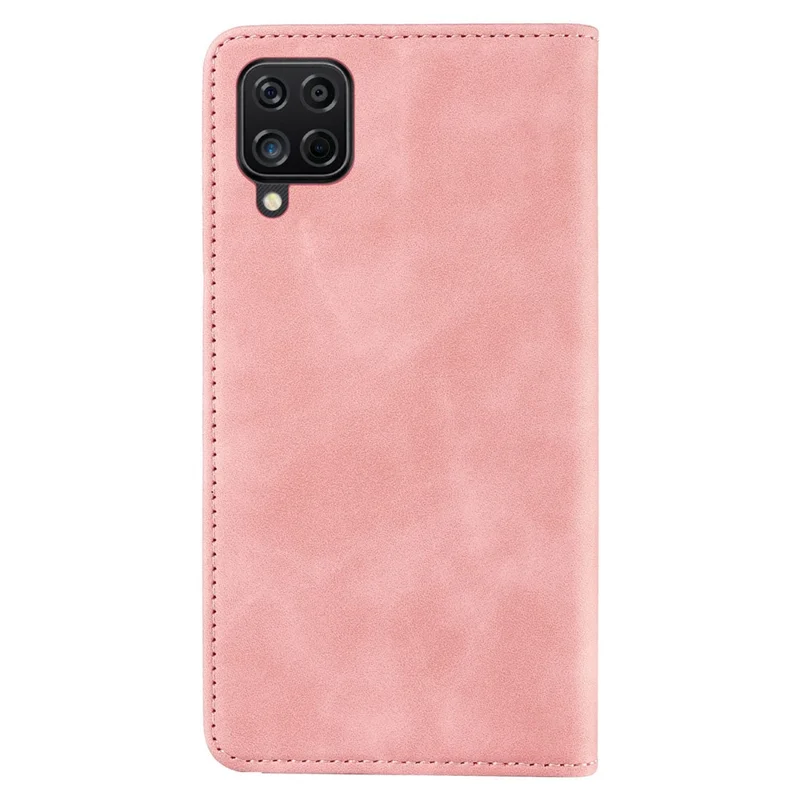 BETOPNICE 003 Для Samsung Galaxy A12 / M12 / F12 PU кожаный флип-чехол стойка Чехол для телефона RFID блокирующий кошелек - розовый