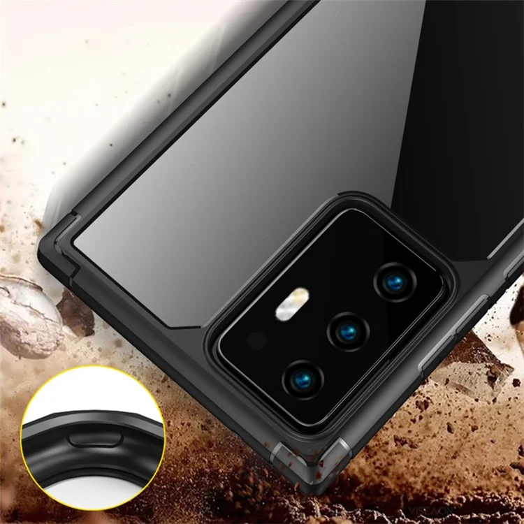 Defense Armor Series Clear Case für Samsung Galaxy Note20 Ultra / Note20 Ultra 5G, TPU + PC Schutzhülle - Schwarz