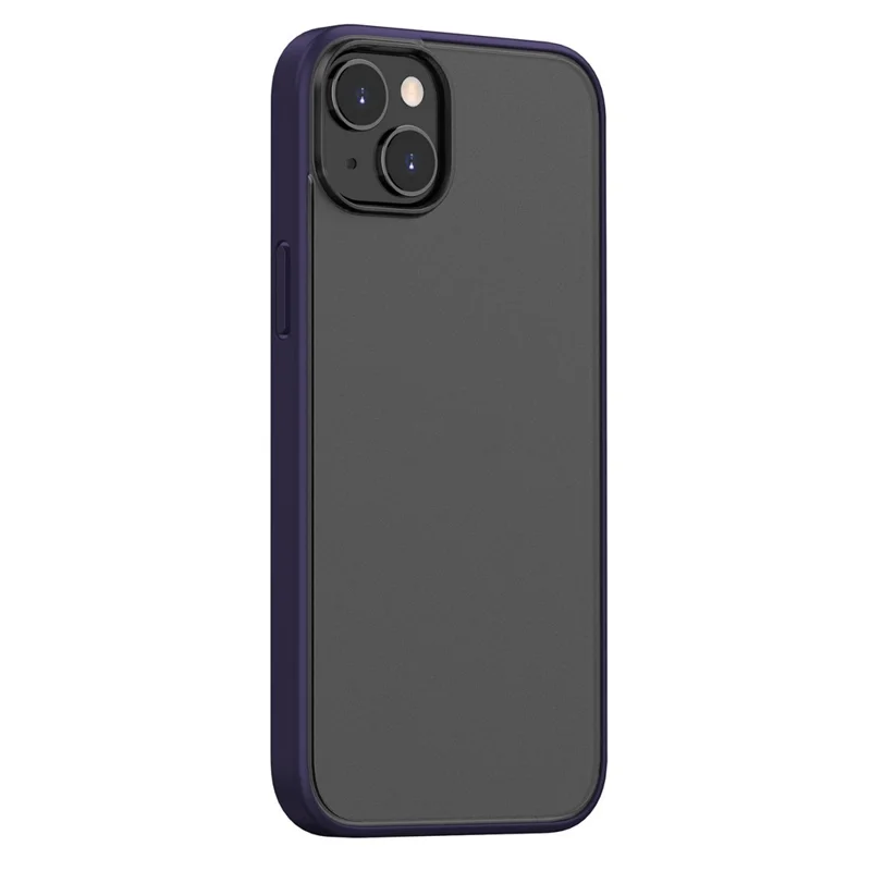 Magic Series for iPhone 13 / 14 Translucent Matte Case  TPU + PC Anti-Scratch Phone Cover - Dark Purple