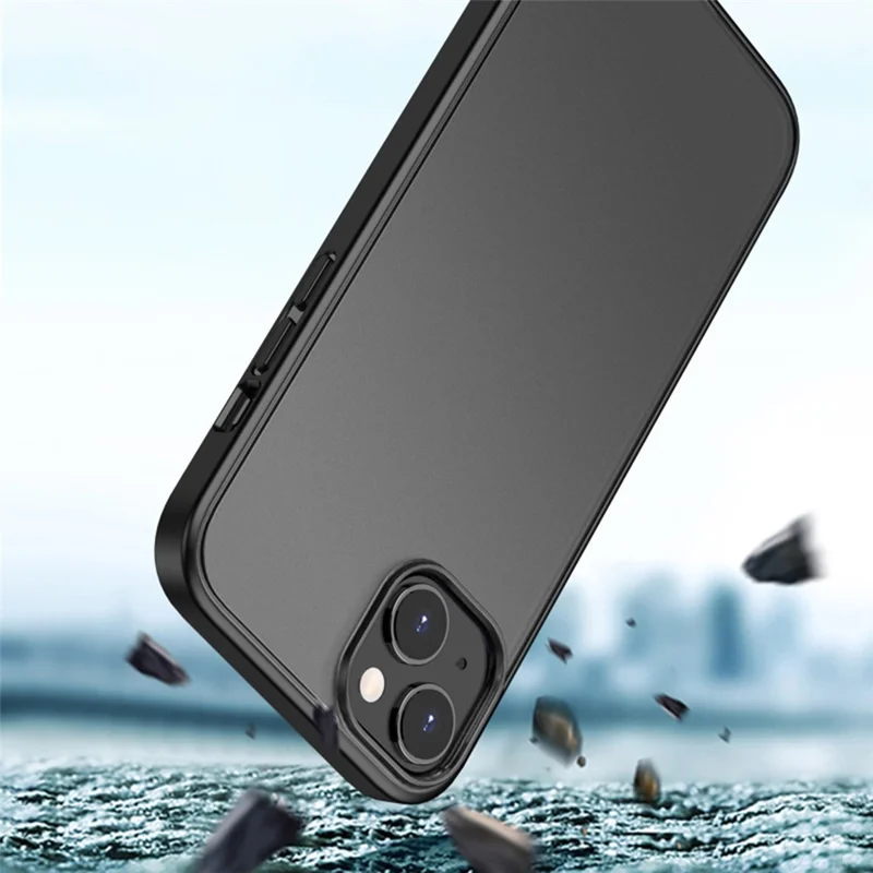 Magic Series for iPhone 13 / 14 Translucent Matte Case  TPU + PC Anti-Scratch Phone Cover - Dark Purple