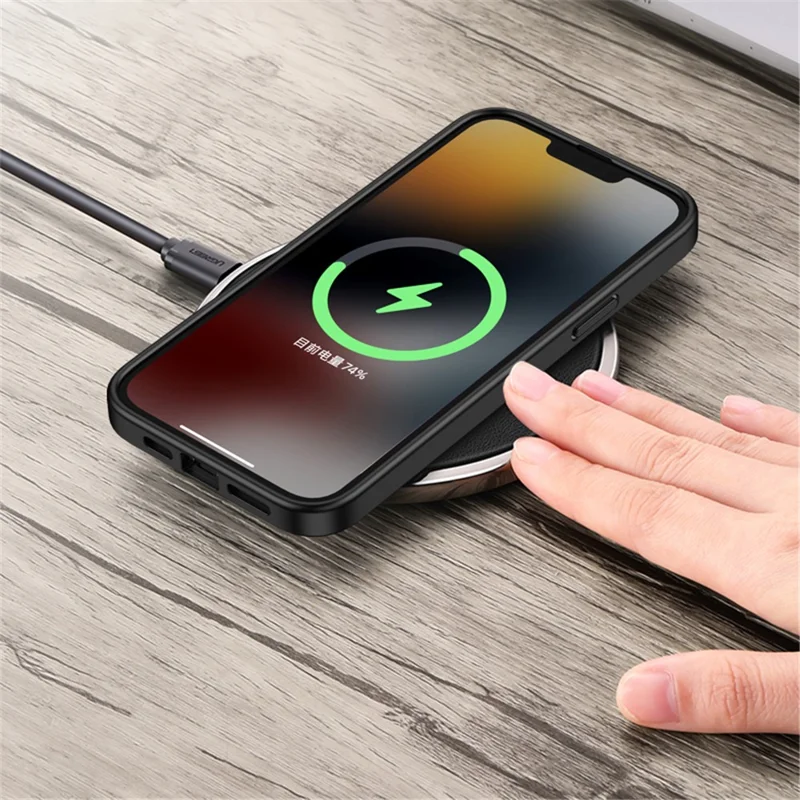 Magic Series for iPhone 13 / 14 Translucent Matte Case  TPU + PC Anti-Scratch Phone Cover - Dark Purple