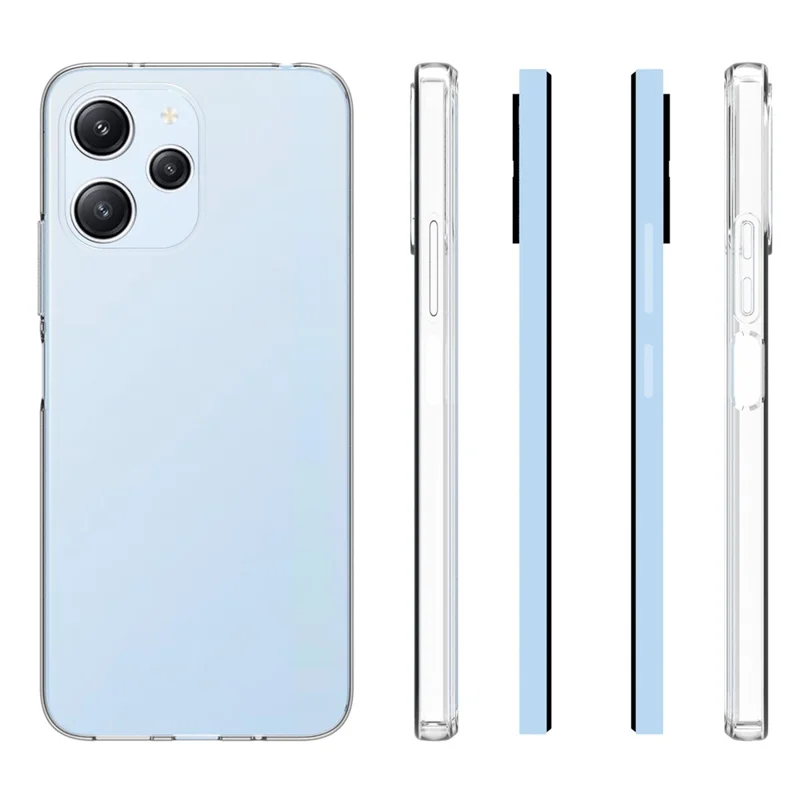 10Pcs / Pack For Xiaomi Redmi Note 12 4G TPU Phone Shell Inner Watermark-Free TPU Case Anti-scratch Clear Mobile Phone Cover