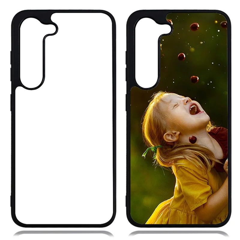 Para Samsung Galaxy S23 Anti-Drop Phone Cover Heat Transfer Printing TPU+PC+Folha de Alumínio Capa do Telefone