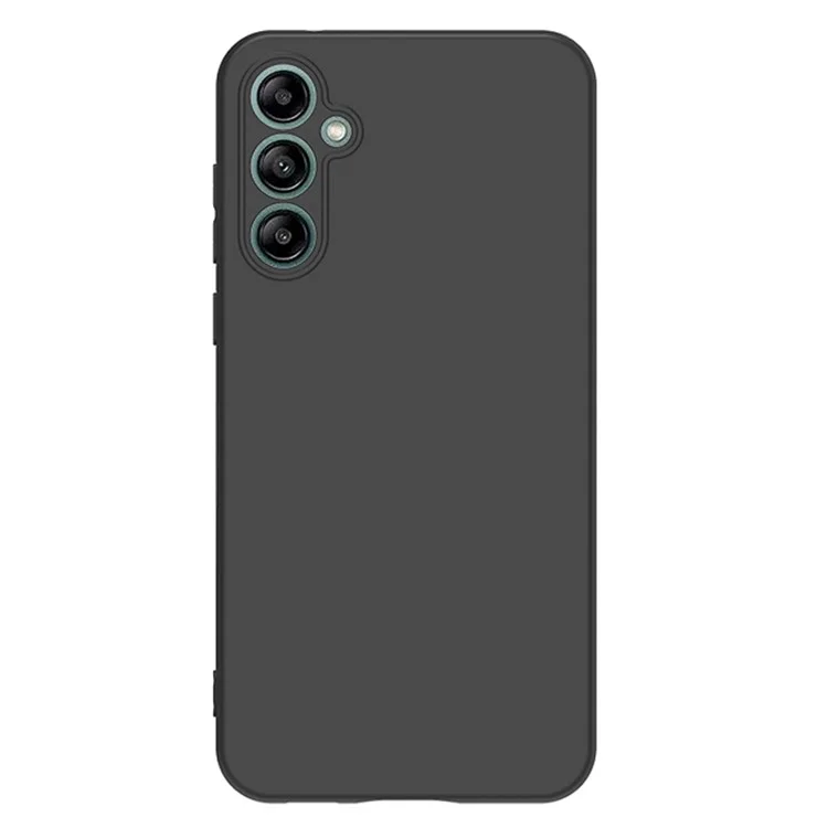 Cover per telefono opaca in TPU per Samsung Galaxy S23 FE, cover posteriore per telefono con tagli precisi - Nero