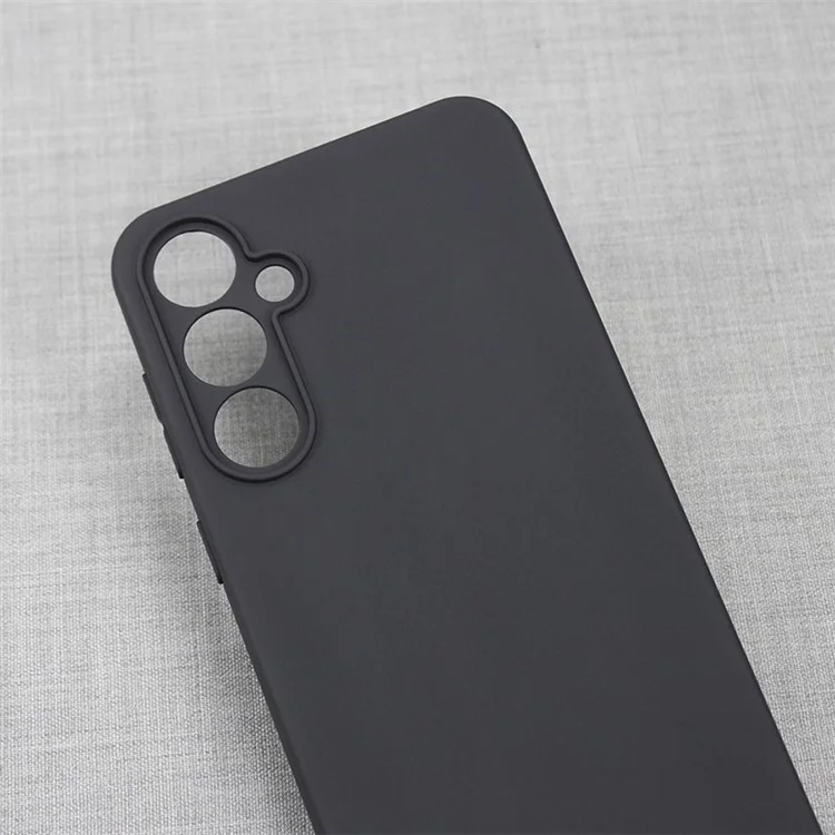 Cover per telefono opaca in TPU per Samsung Galaxy S23 FE, cover posteriore per telefono con tagli precisi - Nero