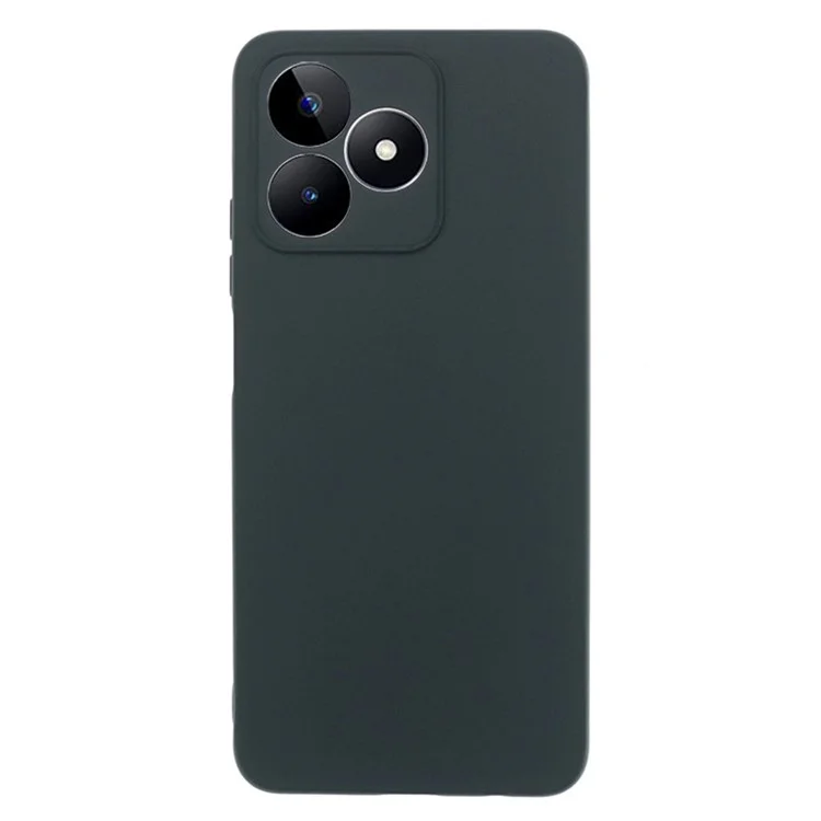 Precise Cutouts TPU Case for Realme C53 (Global) / C53 (India) / C51 , Matte Finish Cell Phone Cover - Black