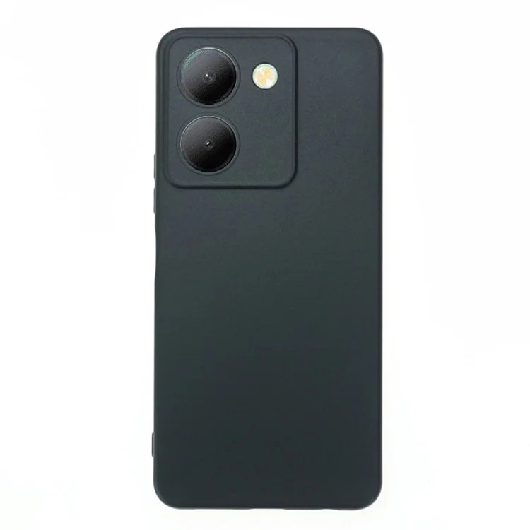 Anti-scratch Phone Case for vivo Y36 5G (Global) , Precise Cutouts Matte TPU Cover - Black
