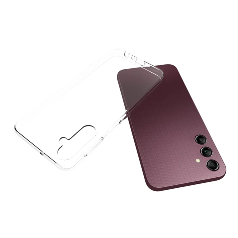 Coque transparente pour Samsung Galaxy A25 5G (Global) (161,0 x 76,5 x 8,3 mm) Étui de téléphone TPU sans filigrane Housse de téléphone brillante