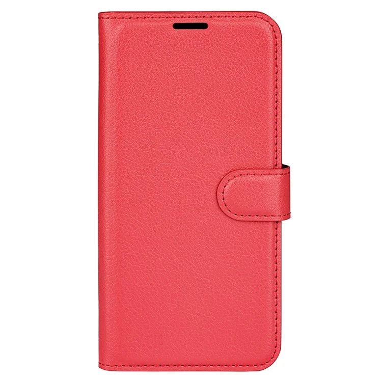 For Honor 90 Wallet Litchi Texture Shell Phone Cover Stand Mobile Phone PU Leather Case - Red