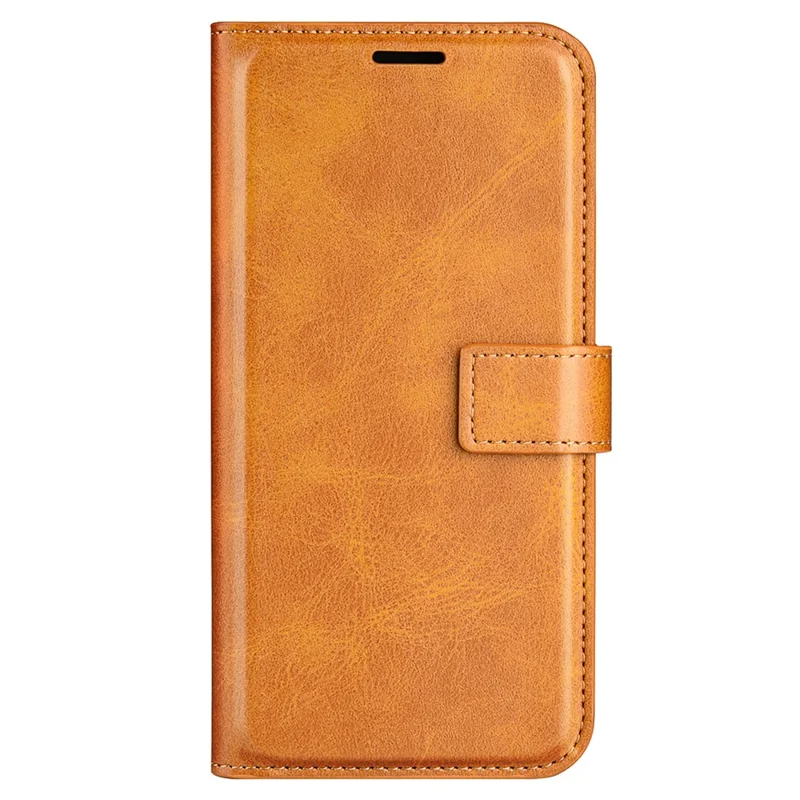For Honor 90 Phone Shell Calf Texture Leather Cover Stand Wallet Square Magnetic Closure Case - Yellow