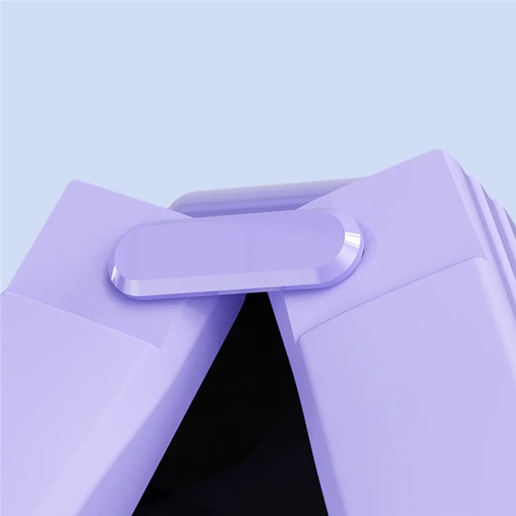 Para Samsung Galaxy Z Flip5 5G Protective Cover Wave Design Flexible TPU Anti-Drop Mobile Phone Case - Roxo