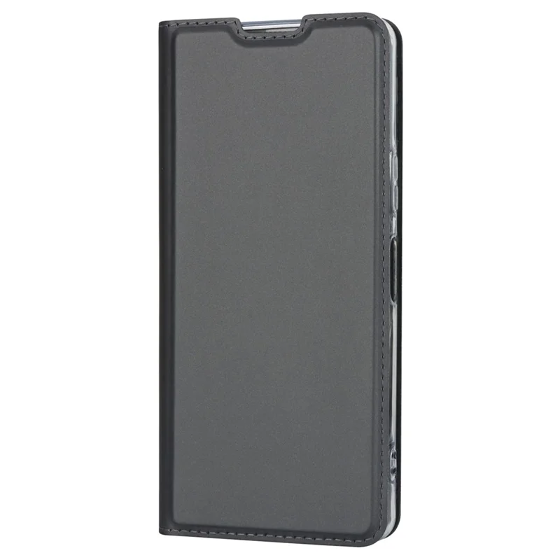 PU Leather Phone Case for Sony Xperia 10 V , Card Holder Stand Protective Phone Cover - Black