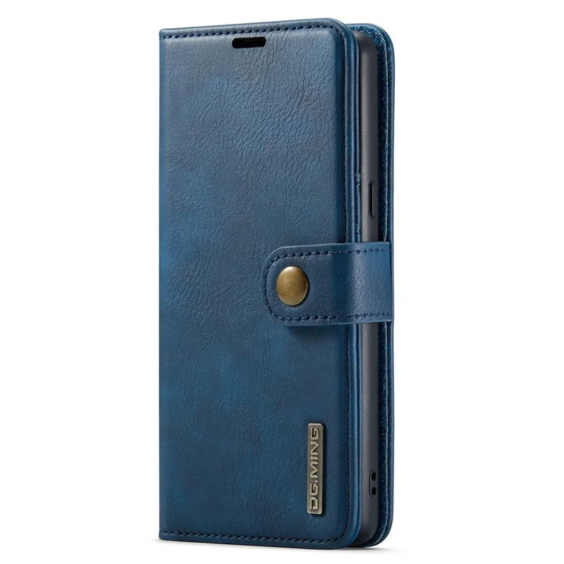 DG.MING Per Google Pixel 8 Custodia Magnetica Distaccabile Antiurto Portafoglio in Pelle Split Supporto di Copertura - Blu