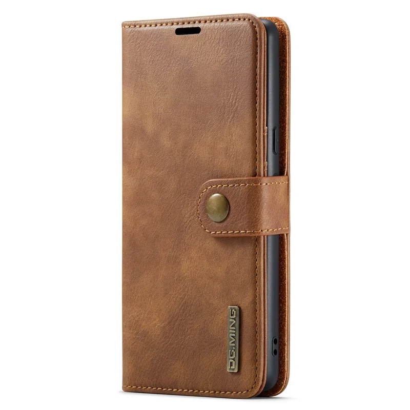 DG.MING For Google Pixel 8 Detachable Magnetic Phone Case Drop Proof Split Leather Wallet Stand Cover - Brown
