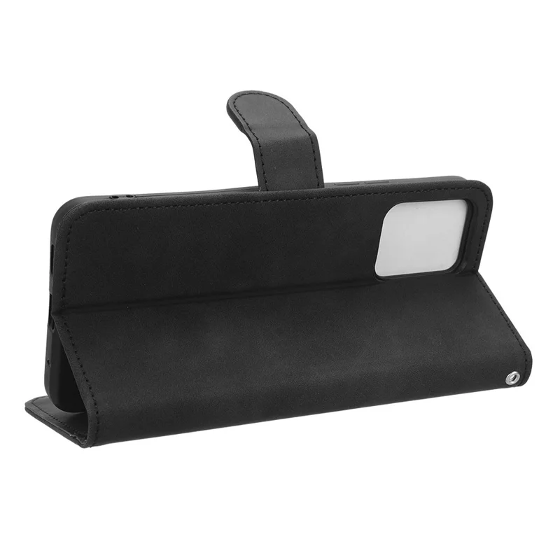 Чехол-бумажник для телефона Umidigi C1 Max / C1 / C2 с защитой от падения, из искусственной кожи с сенсорной поверхностью - черный