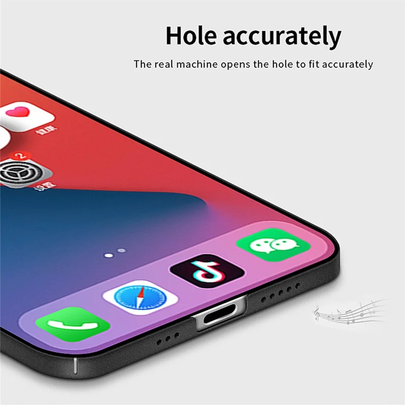 MOFI Shield Matte Series Fingerprint-free Phone Case für iPhone 15, harte PC-Matte Smartphone-Abdeckung - Grau