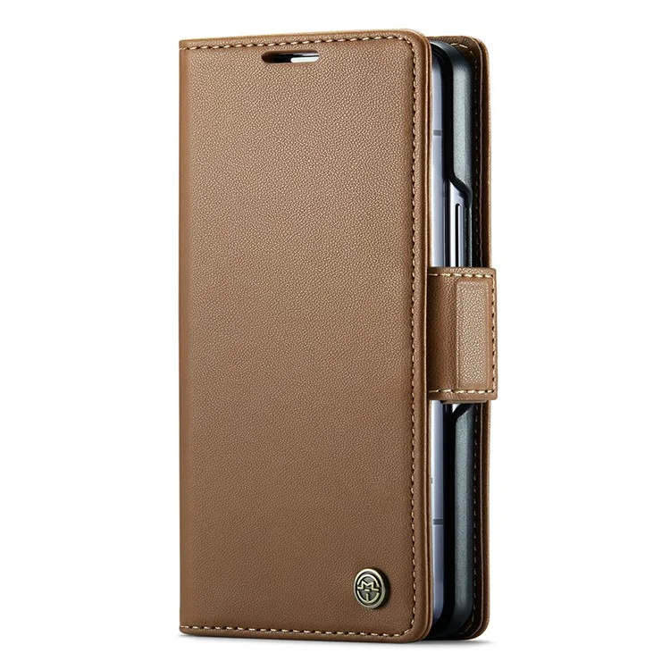 CASEME 023 Series per Google Pixel Fold Custodia Portafoglio in Pelle RFID con Supporto per Telefono Cellulare - Marrone
