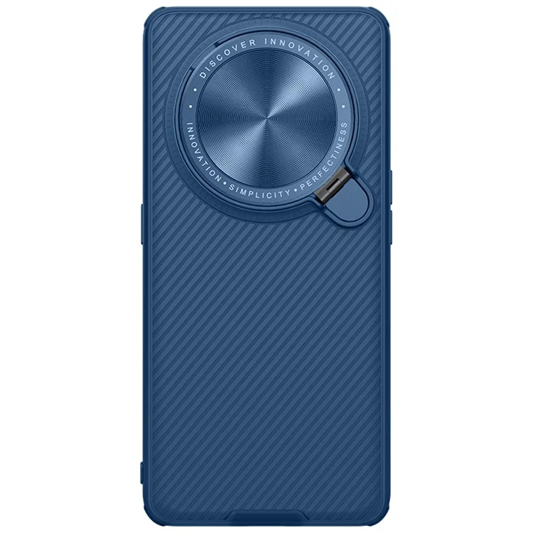 NILLKIN CamShield Prop Series for Oppo Find X6 Pro Hard PC+TPU Phone Case Kickstand Lens Protector Phone Cover - Blue
