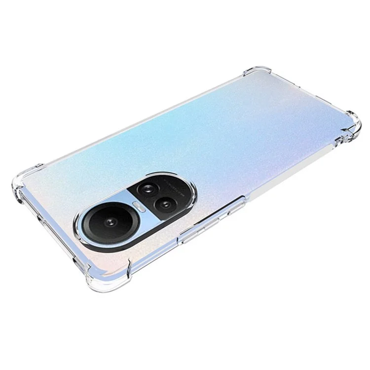 Para Oppo Reno10 Pro 5G (Global) / Reno10 5G (Global) Carcasa de teléfono móvil antideslizante y resistente a los golpes de TPU transparente