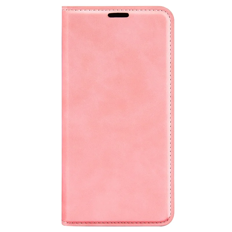 Stand Cover for Realme Narzo N53 4G , PU Leather Wallet Skin-touch Smartphone Flip Case - Pink