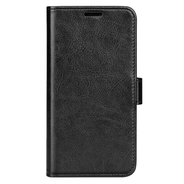 Für Oppo A1 5G / A98 5G PU Leder Brieftasche Handyhülle Crazy Horse Textur Handy Ständer Abdeckung - Schwarz