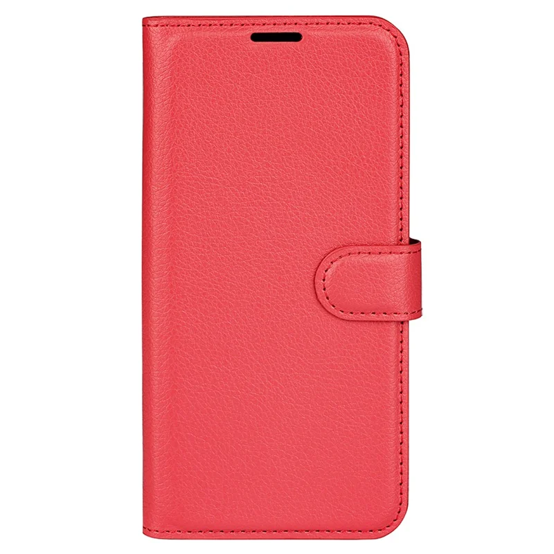Litchi Texture Wallet Phone Case para Xiaomi Civi 3 5G, Capa de Proteção de Couro PU com Suporte - Vermelha