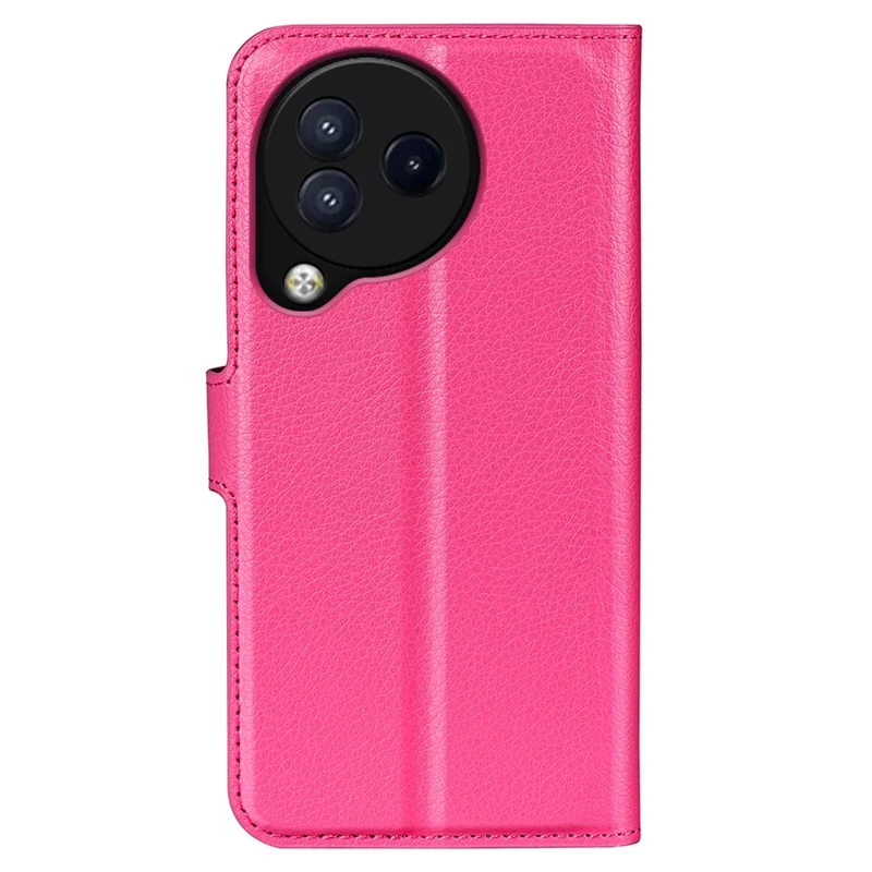 Custodia Portafoglio con Texture Litchi per Xiaomi Civi 3 5G, Custodia in Pelle PU con Supporto per una Protezione Completa - Rosa