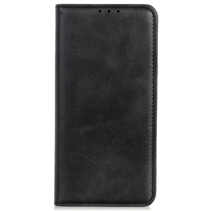 Split Leather Phone Case for Nokia G42 Anti-drop Stand Wallet Protective Cover - Black