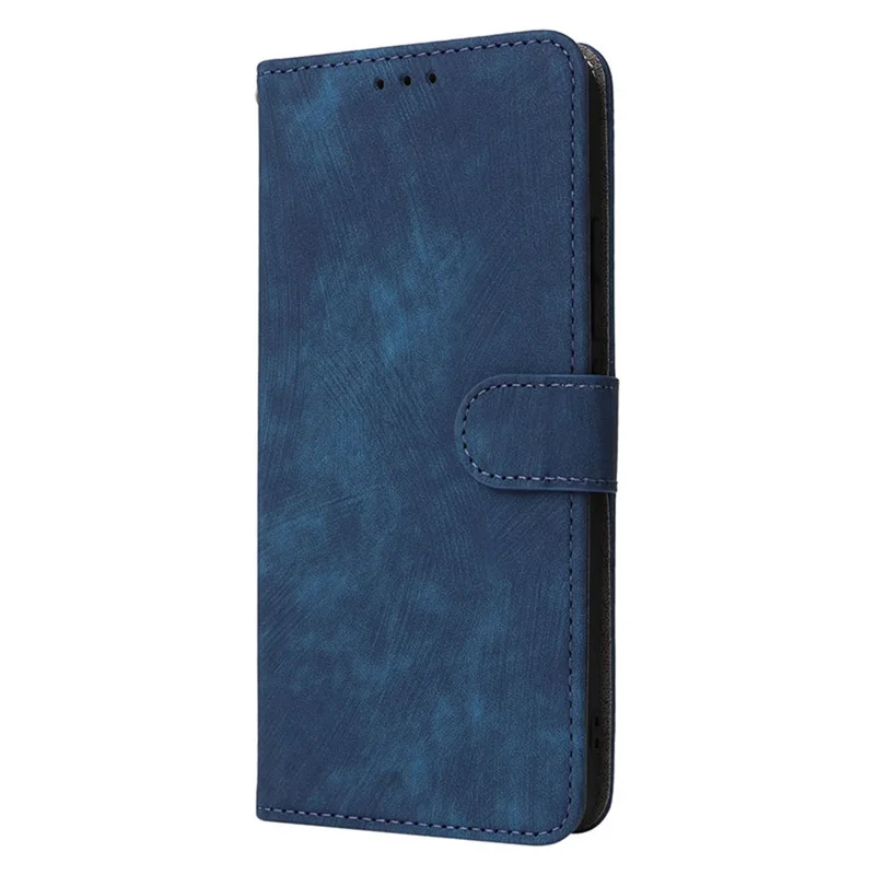 For Nokia C110 Mobile Phone Case RFID Blocking Wallet Stand PU Leather Phone Cover with Strap - Blue