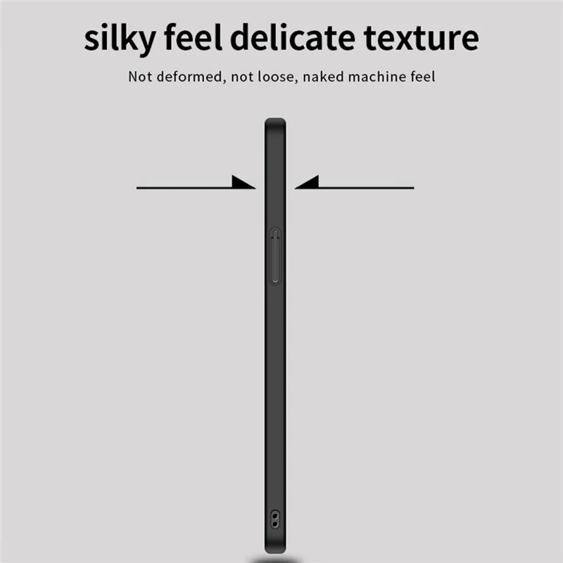 MOFI JK PC Series-1 Shield for iPhone 15 Plus Cell Phone Cover Anti-Fingerprint Matte PC Phone Case - Black