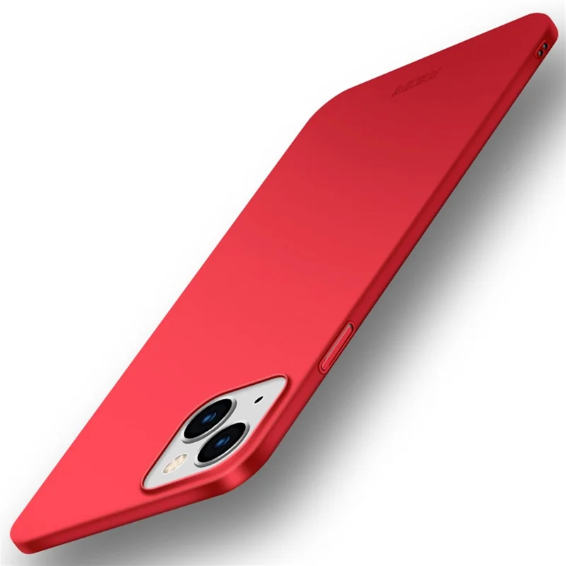 MOFI JK PC Series-1 Shield for iPhone 15 Matte PC Phone Case Dustproof Cell Phone Cover - Red